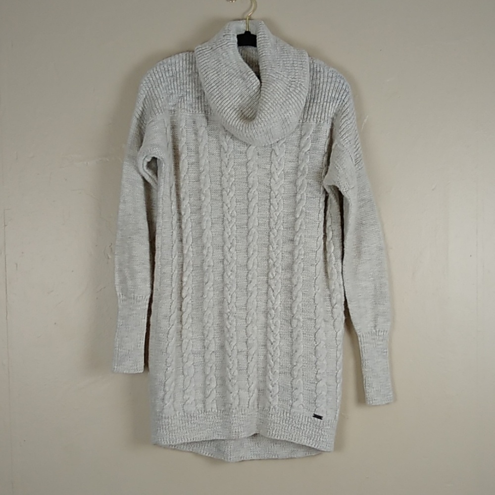 Timberland Wool Tunic Cable Knit Sweater Sz L